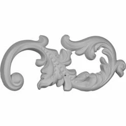 Ekena Chateau Onlay ONL08X03X01CH-R, 8"W x 3-1/8"H x 1/2"D