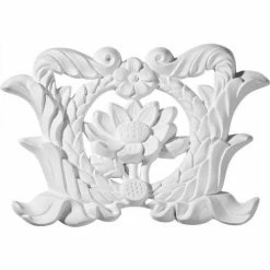 Ekena Emery Center Onlay ONL08X04X00EM, 8-1/4"W x 4-3/4"H x 3/4"D