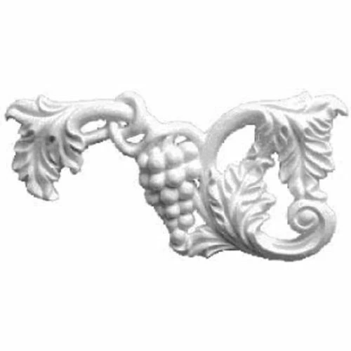 Ekena Small Grape And Leaf Onlay ONL08X04X01GR-L, 8-5/8"W x 4-3/8"H x 3/4"D 3 Ekena Small Grape And Leaf Onlay ONL08X04X01GR-L, 8-5/8"W x 4-3/8"H x 3/4"D