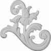 Ekena Terrones Scroll Onlay ONL08X07TS-L, 8-7/8"W x 7-1/8"H -Cheap Moulding & Millwork Store EKE ONL08X07TS L
