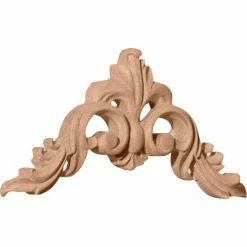 Ekena Medium Monique Corner ONL08X08X00MOLW, 8"W x 8"H x 3/4"D