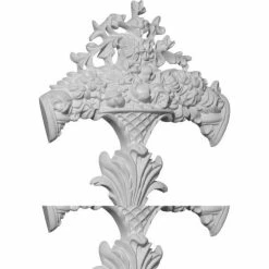 Ekena Lunel Center Onlay ONL09X12X01LU, 9"W x 12-1/8"H x 1-1/4"D