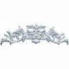 Ekena Pearl Center W/Scrolls Onlay ONL11X03X01PE, 11-3/4"W x 3-1/2"H x 5/8"D 2 Ekena Pearl Center W/Scrolls Onlay ONL11X03X01PE, 11-3/4"W x 3-1/2"H x 5/8"D -Cheap Moulding & Millwork Store EKE ONL11X03X01PE