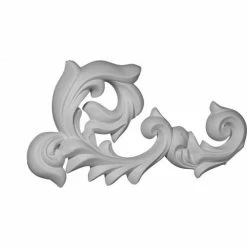 Ekena Dijon Onlay ONL11X06X01DI-L, 11-3/4"W x 6-3/8"H x 1"D