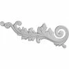 Ekena Robin Scroll Onlay ONL15X05RB-L, 15-3/4"W x 5-1/8"H x 1-1/8"D -Cheap Moulding & Millwork Store EKE ONL15X05RB L
