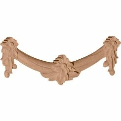 Ekena Medium Floral Swag ONL16X06X01FLCH, 16-1/8"W x 6"H x 1-3/8"D