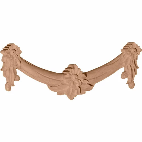 Ekena Medium Floral Swag ONL16X06X01FLLW, 16-1/8"W x 6"H x 1-3/8"D 3 Ekena Medium Floral Swag ONL16X06X01FLLW, 16-1/8"W x 6"H x 1-3/8"D