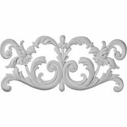 Ekena Ashford Center Onlay ONL16X07AS, 16"W x 7-1/8"H x 5/8"D