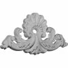 Ekena Shell Center Onlay ONL16X08X01SH, 16"W x 8-7/8"H x 1-1/2"D -Cheap Moulding & Millwork Store EKE ONL16X08X01SH