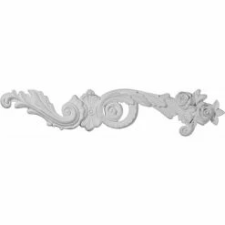 Ekena Lanarkshire Scroll Onlay ONL23X04X00LA-R, 23-3/8"W x 4-1/2"H x 3/4"D