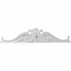 Ekena Kendall Center W/Scrolls Onlay ONL42X08KD, 42-3/8"W x 8-3/8"H x 2-1/2"D -Cheap Moulding & Millwork Store EKE ONL42X08KD