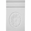 Ekena Palmetto Plinth Block PB04X06X01PM, 4-1/8"W x 6-3/4"H x 1"D -Cheap Moulding & Millwork Store EKE PB04X06X01PM