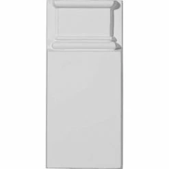 Ekena Jefferson Plinth Block PB04X09X01JE, 4-1/8"W x 9"H x 1-1/8"D