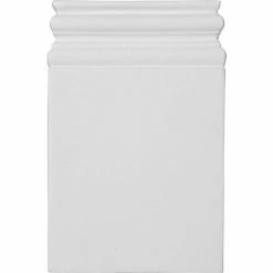 Ekena Diane Plinth Block PB06X09X01DI, 6-1/4"W x 9-3/4"H x 1"D