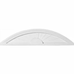 Ekena Elliptical Sunburst Pediment PED40X09X01SE, 40"W x 9"H x 1-3/4"D