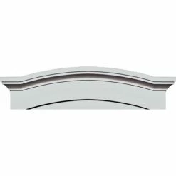 Ekena Massive Emery Pediment PED57X14X01EM, 57-1/2"W x 14-7/8"H x 1-1/8"D