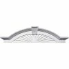 Ekena Elliptical Sunburst W/Trim Pediment PED68X17X06ST, 68-1/8"W 62-1/2"BW x 17-3/8"H x 6-1/8"D -Cheap Moulding & Millwork Store EKE PED68X17X06ST