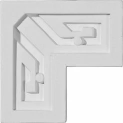 Ekena Eris Key Panel Moulding Corner PML03X03ER, 3-3/8"W x 3-3/8"H x 7/8"D