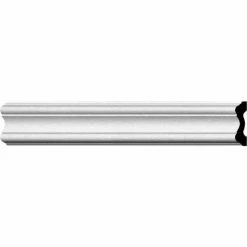 Ekena Edwards Panel Moulding PML04X00ED, 4"H x 7/8"D x 94-1/2"L