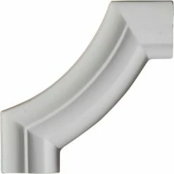 Ekena Stockport Panel Moulding Corner PML04X04ST, 4"W x 4"H x 5/8"D