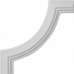 Ekena Large Classic Panel Moulding Corner PML05X05CL, 5-1/8"W x 5-1/8"H