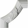 Ekena Reeded Acanthus Leaf Panel Moulding Corner PML06X06AC, 6"W x 6"H x 1-1/8"D 2 Ekena Reeded Acanthus Leaf Panel Moulding Corner PML06X06AC, 6"W x 6"H x 1-1/8"D -Cheap Moulding & Millwork Store EKE PML06X06AC