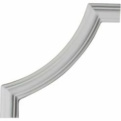 Ekena Classic Panel Moulding Corner PML06X06CL, 6"W x 6"H x 1/2"D