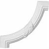 Ekena Reeded Acanthus Leaf Panel Moulding Corner PML08X08AC, 8-7/8"W x 8-7/8"H