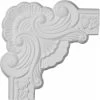 Ekena Acanthus Leaf Panel Moulding Corner PML09X09AC, 9-3/8"W x 9-3/8"H