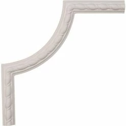 Ekena Bulwark Rope Panel Moulding Corner PML10X10BU, 10"W x 10"H x 5/8"D