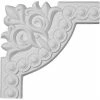 Ekena Foster Running Coin Panel Moulding Corner PML10X10FO, 10-1/4"W x 10-1/4"H -Cheap Moulding & Millwork Store EKE PML10X10FO