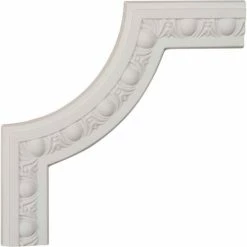 Ekena Raymond Egg & Dart Panel Moulding Corner PML10X10RA-2, 10"W x 10"H x 5/8"D