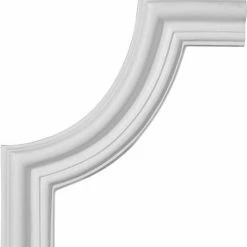 Ekena Seville Panel Moulding Corner PML10X10SE, 10-1/2"W x 10-1/2"H