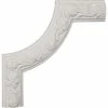 Ekena Sussex Floral Panel Moulding Corner PML10X10SU-2, 10"W x 10"H x 7/8"D -Cheap Moulding & Millwork Store EKE PML10X10SU 2