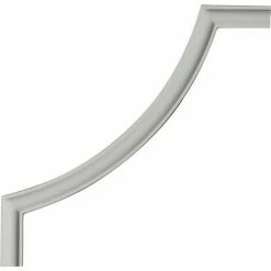 Ekena Traditional Panel Moulding Corner PML10X10TR, 10"W x 10"H x 3/8"D