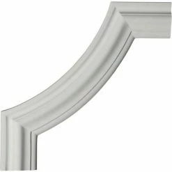 Ekena Pompeii Panel Moulding Corner PML12X12PO, 12"W x 12"H x 3/4"D