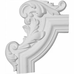 Ekena Pompeii Panel Moulding Corner PML13X10PM-L, 13-1/4"W x 10-5/8"H x 1-1/8"D