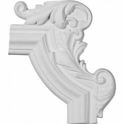Ekena Pompeii Panel Moulding Corner PML13X10PM-R, 13-1/4"W x 10-5/8"H x 1-1/8"D