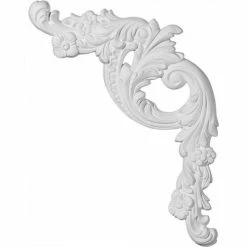 Ekena Tirana Panel Moulding Corner PML16X18TI-R, 16-1/2"W x 18-1/8"H x 1-1/4"D