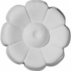 Ekena Flower Rosette ROS02X02FL, 2-1/2"OD