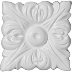 Ekena Oxford Rosette ROS02X02OX, 2-1/2"W x 2-1/4"H