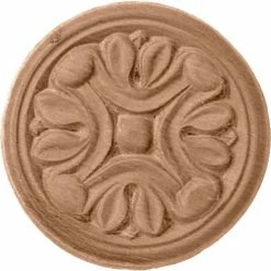 Ekena Raymond Rosette ROS02X02RAMA, 2-3/4"W x 2-3/4"H x 1/4"D