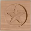 Ekena Austin Star Rosette ROS03X03AUMA, 3-1/2"W x 3-1/2"H x 5/8"D -Cheap Moulding & Millwork Store EKE ROS03X03AUMA