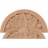 Ekena Bedford Rosette ROS03X03BEAL, 3-1/2"W x 3-1/2"H x 1/2"D 1 Ekena Bedford Rosette ROS03X03BEAL, 3-1/2"W x 3-1/2"H x 1/2"D -Cheap Moulding & Millwork Store EKE ROS03X03BEAL