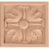 Ekena Medium Edinburgh Rosette ROS03X03ED, 3-1/2"W x 3-1/2"H x 3/4"D 1 Ekena Medium Edinburgh Rosette ROS03X03ED, 3-1/2"W x 3-1/2"H x 3/4"D -Cheap Moulding & Millwork Store EKE ROS03X03ED