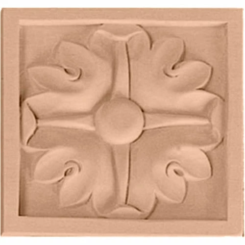 Ekena Medium Edinburgh Rosette ROS03X03EDAL, 3-1/2"W x 3-1/2"H x 3/4"D 3 Ekena Medium Edinburgh Rosette ROS03X03EDAL, 3-1/2"W x 3-1/2"H x 3/4"D