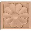 Ekena Small Medway Rosette ROS03X03MECH, 3"W x 3"H x 5/8"D -Cheap Moulding & Millwork Store EKE ROS03X03MECH