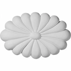 Ekena Madrid Rosette ROS04MA, 4-3/8"W x 6-3/4"H