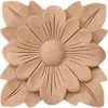 Ekena Springtime Rosette ROS04X04SPAL, 4-1/4"W x 4-1/4"H x 5/8"D -Cheap Moulding & Millwork Store EKE ROS04X04SPAL