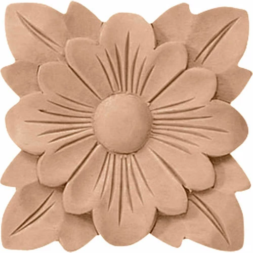Ekena Springtime Rosette ROS04X04SPRW, 4-1/4"W x 4-1/4"H x 5/8"D 3 Ekena Springtime Rosette ROS04X04SPRW, 4-1/4"W x 4-1/4"H x 5/8"D